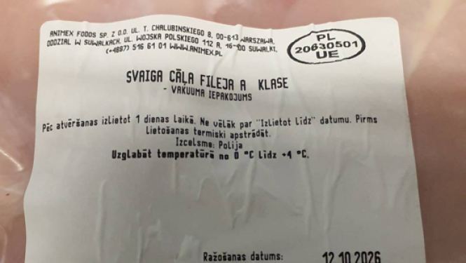 Salmonellas cāļu filejā