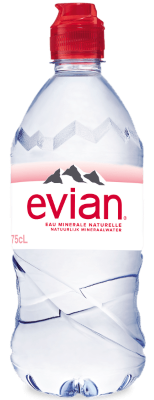 Dabīgais minerālūdens "Evian"