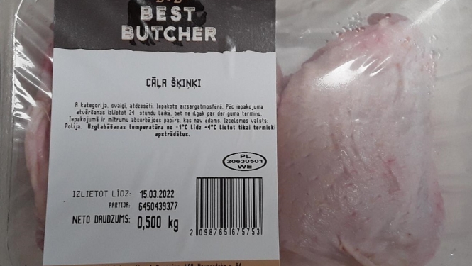 Salmonellas putnu gaļā