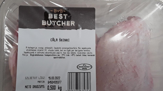 Salmonellas putnu gaļā