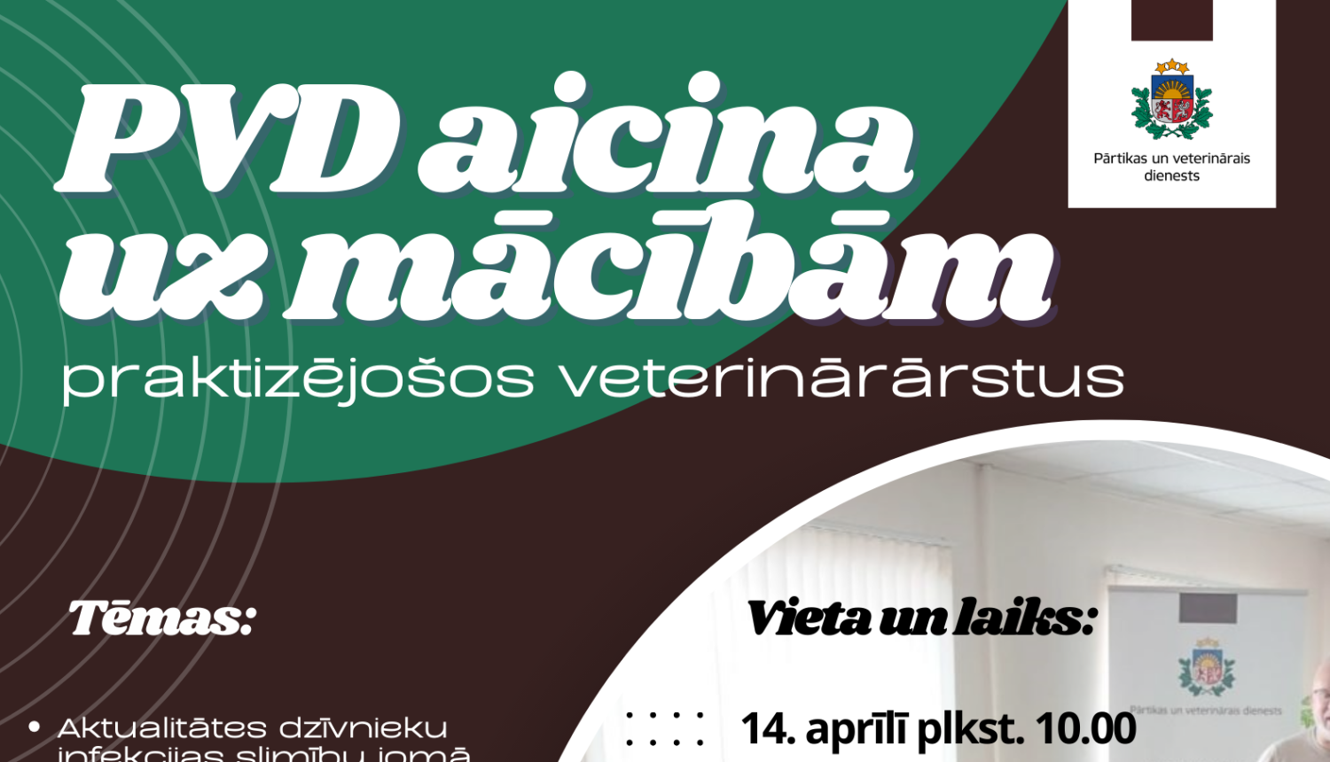 PVD aicina uz mācībām - mazais