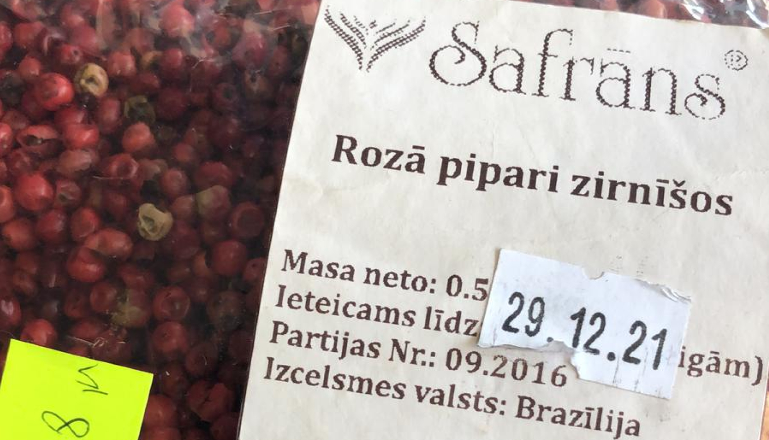 Pārkāpumi pārtikas produktu marķēšanā